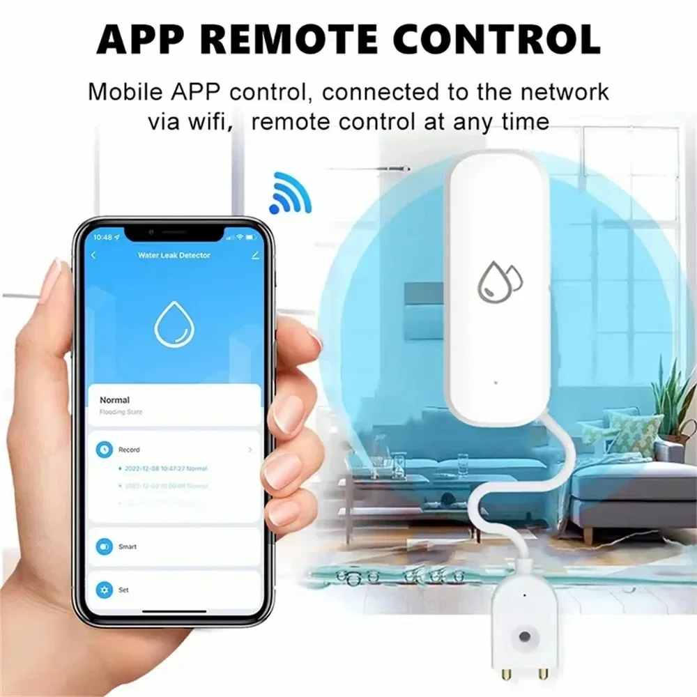 Tuya WiFi Water Sensor Leakage - Water Alarm Sensor recensie en prijs