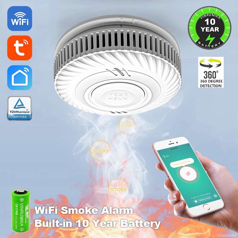 WiFi Tuya Smart Smoke Detector - Smoke Detector Interconnected recensie en prijs