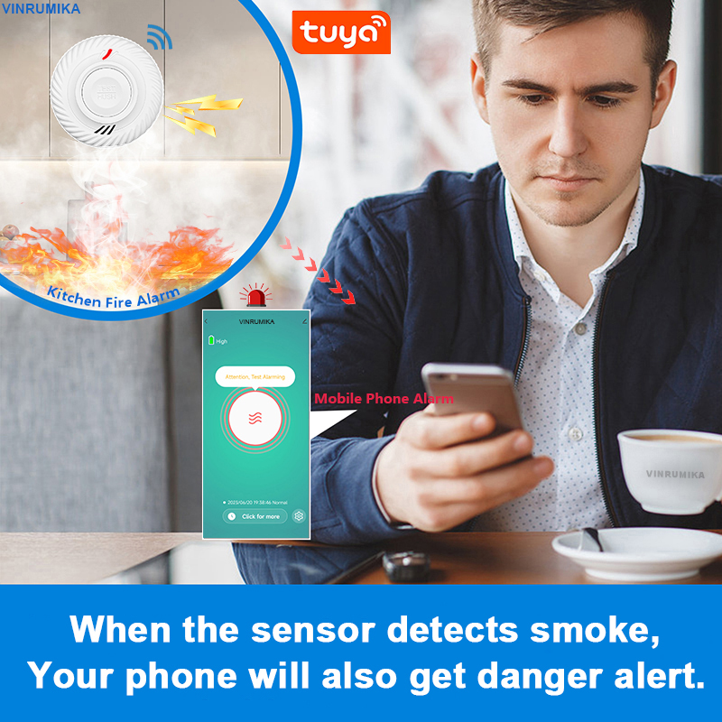 WiFi Tuya Smart Smoke Detector - Smoke Detector Interconnected recensie en prijs
