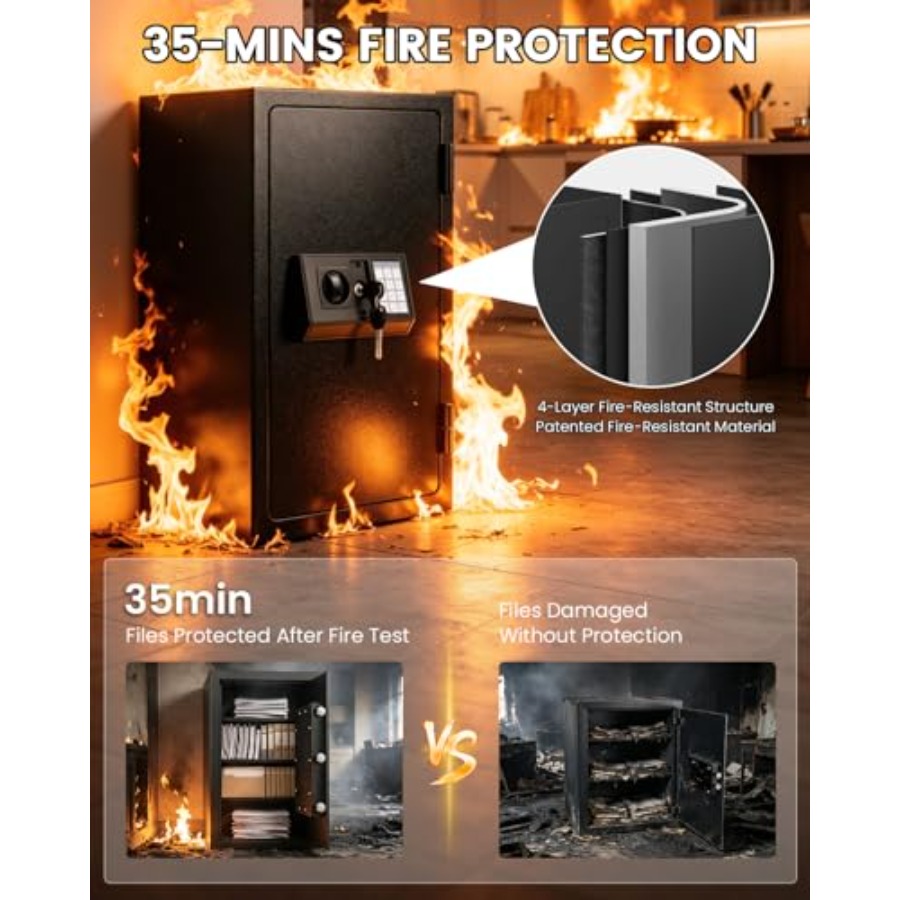 Home fireproof safe for docume - Fire Safe Document recensie en prijs