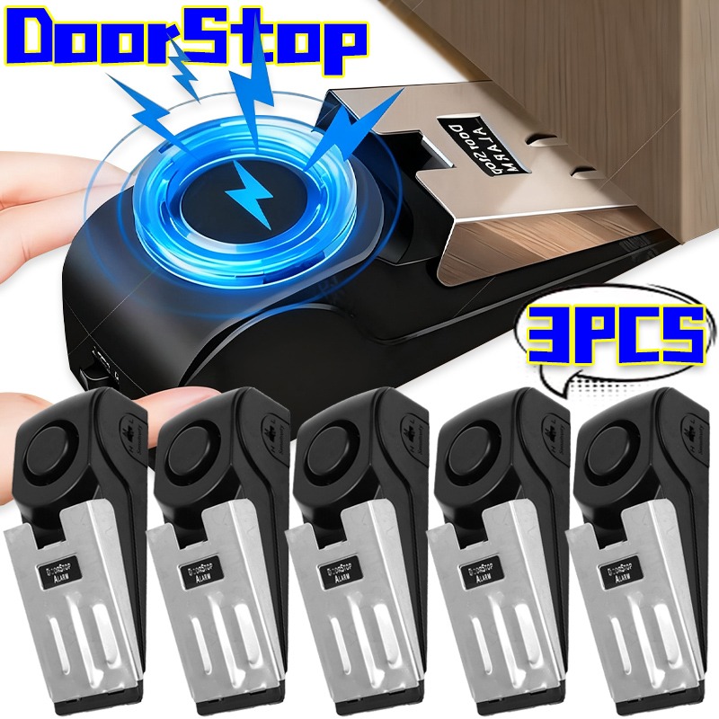 3/1Pcs Door Resistance Alarm W - Door Stop Alarm recensie en prijs