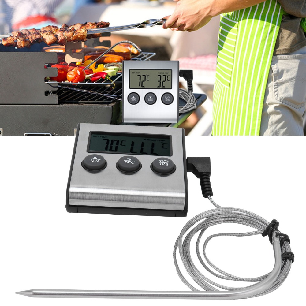 Silver Digital BBQ Meat Thermo - Pool Alarm Float recensie en prijs