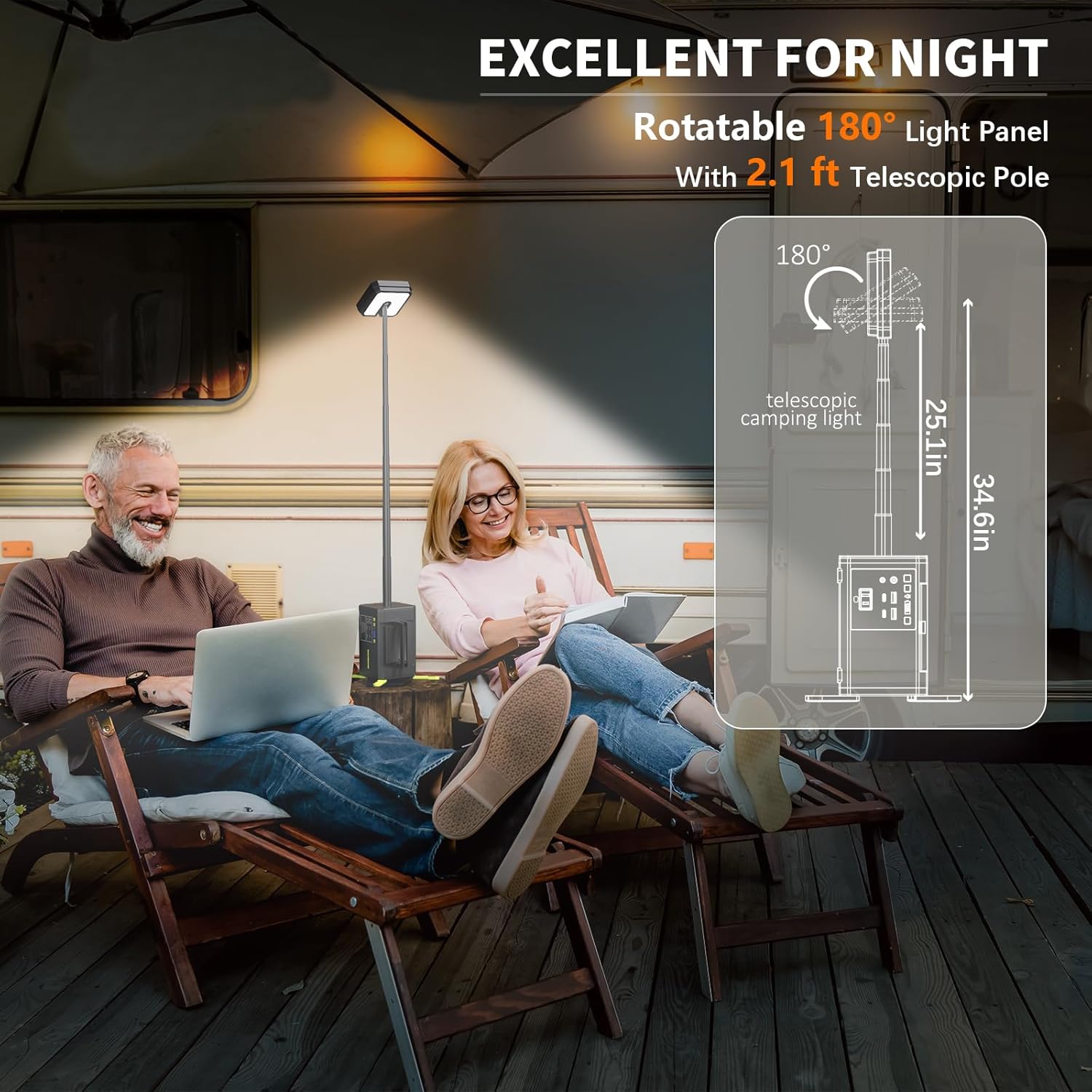 118Wh Portable Power Station w - Power Outage Light recensie en prijs