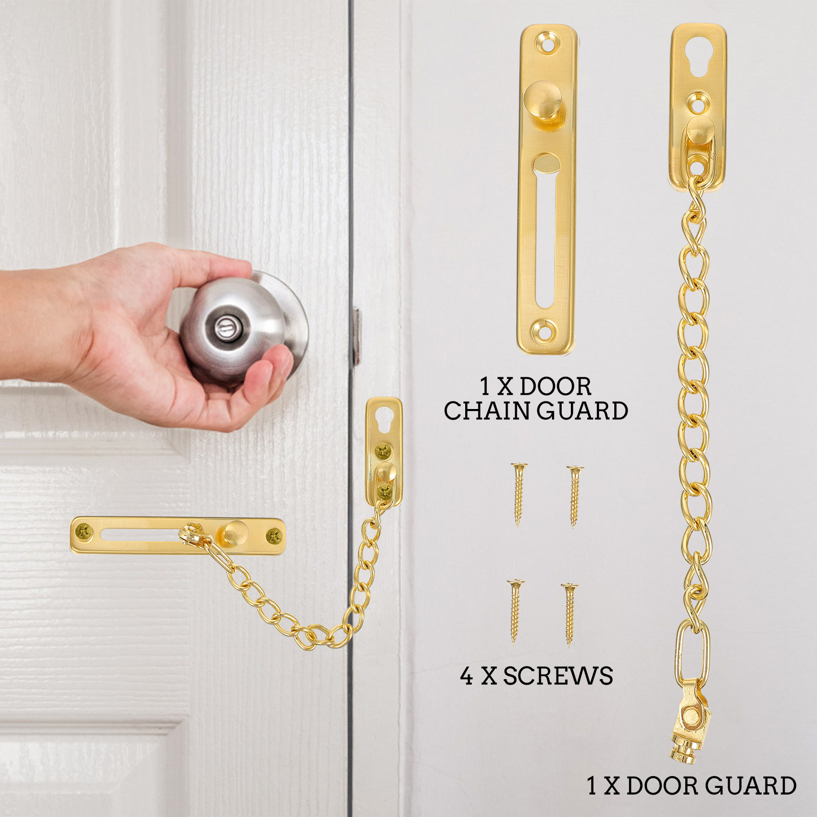 1Set Elegant Stainless Steel D - Security Chain Door recensie en prijs