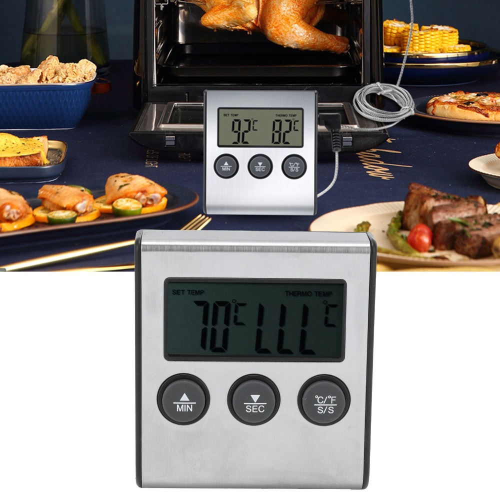 Silver Digital BBQ Meat Thermo - Pool Alarm Float recensie en prijs