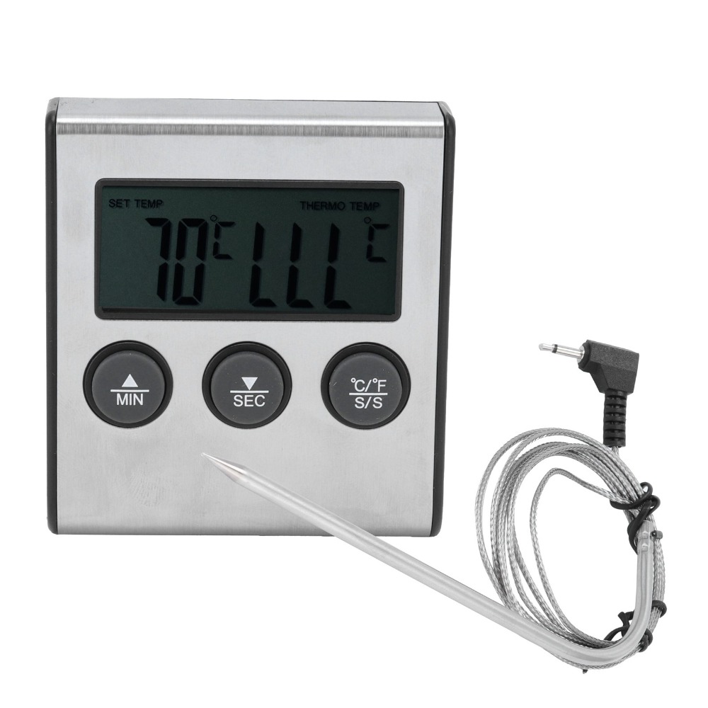 Silver Digital BBQ Meat Thermo - Pool Alarm Float recensie en prijs