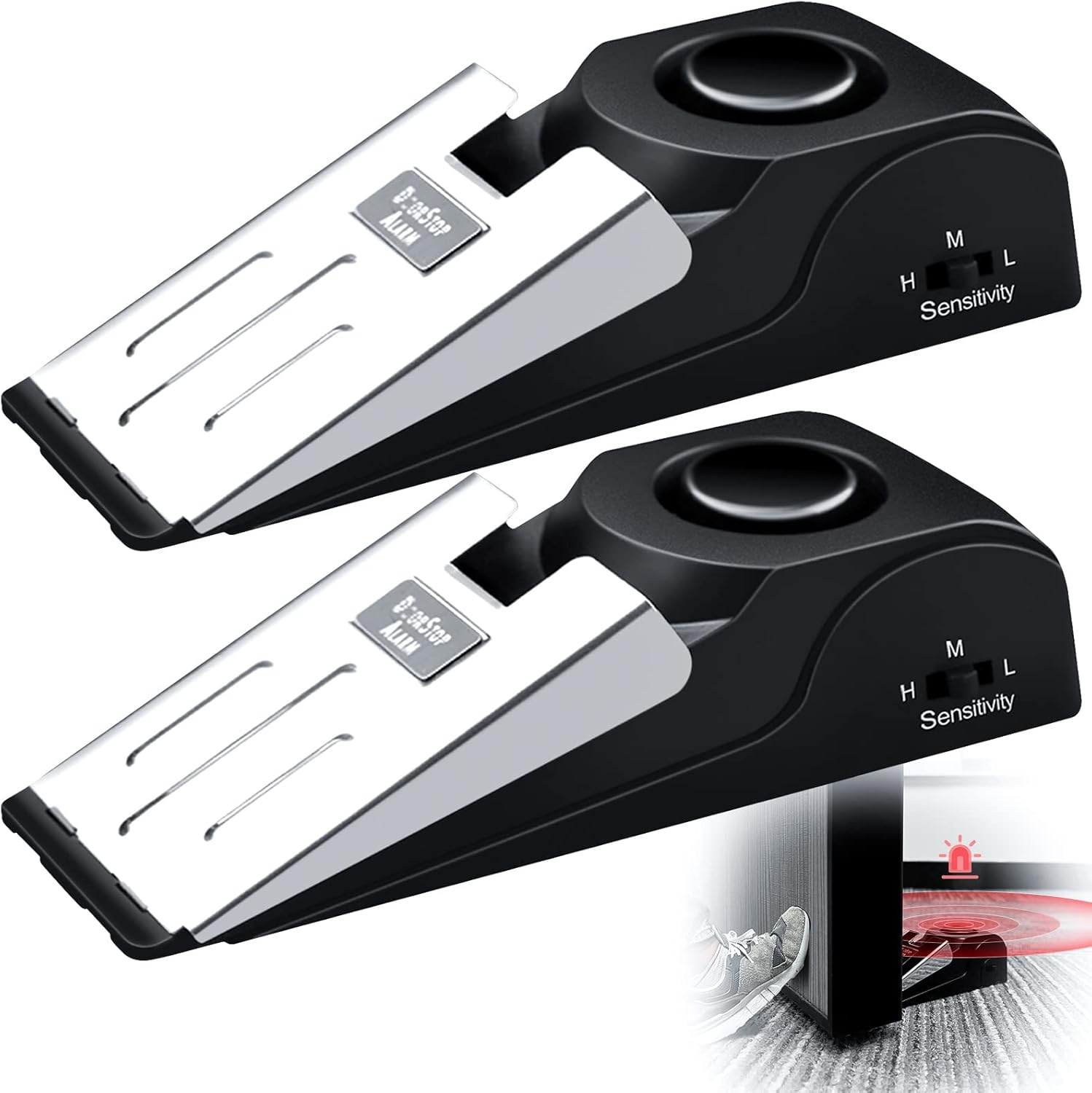 1/2Pcs Portable Travel 120 DB  - Door Stop Alarm recensie en prijs